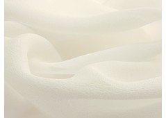Crêpe georgette blanc soie