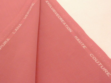 Tissu draperie Haute-Couture rose moyen