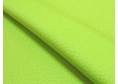 Tissu piqué de coton vert printemps