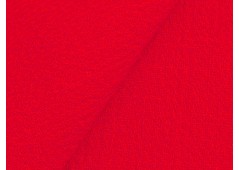 Tissu double crêpe de laine rouge