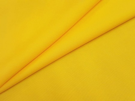 Tissu pure laine Haute-Couture jaune