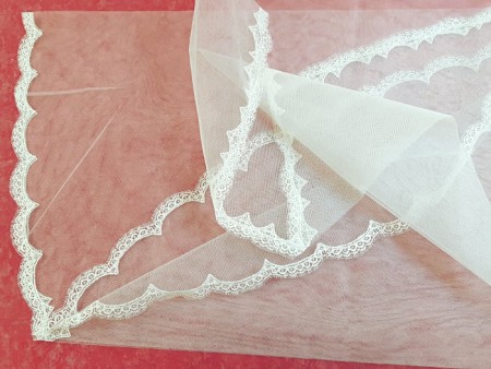 Tissu voile de mariée blanc made in France