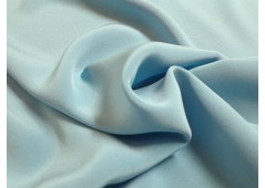 Crêpe satin bleu des mers du sud