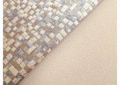 Tissu crêpe de Paris beige coquille d'oeuf