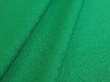 Tissu pure laine Haute-Couture vert smaragdin