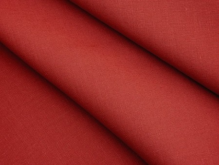 Toile de lin italien rouge Hermes