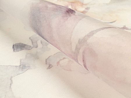 Tissu organza imprimé