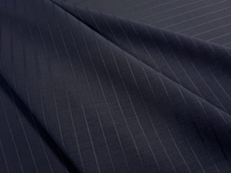 Tissu faille fantaisie bleu nuit