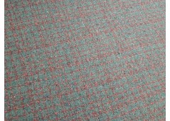 Tissu lainage à carreaux bleu Bondi