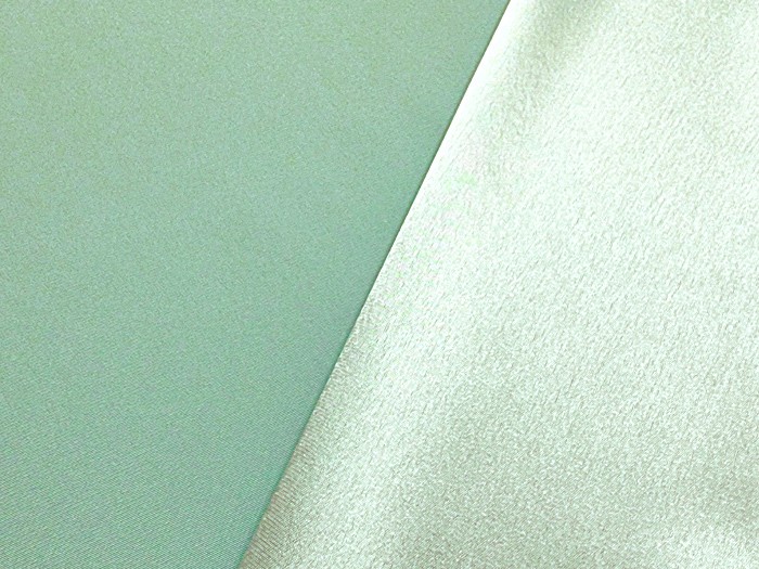 Tissu charmeuse vert d'eau