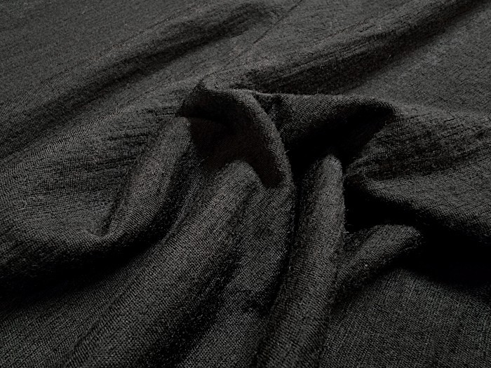 Jersey de laine noir