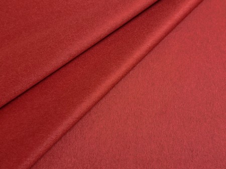Tissu baby alpaga rouge alizarine
