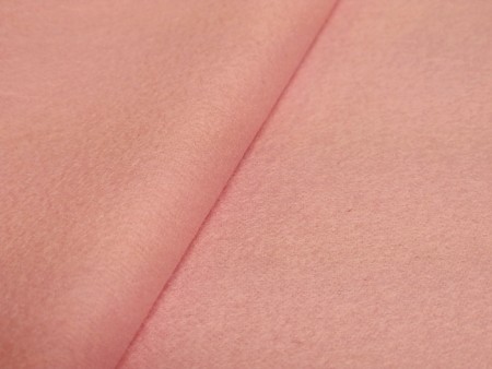 Tissu baby alpaga rose dragée