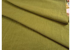 Tissu lin lavé citron vert