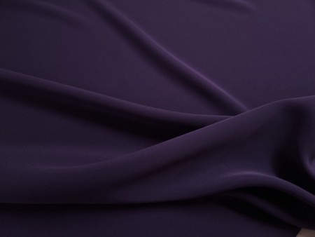 Tissu crêpe cady violet