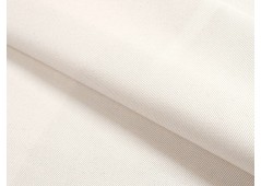 Tissu jean coton et lin blanc cassé