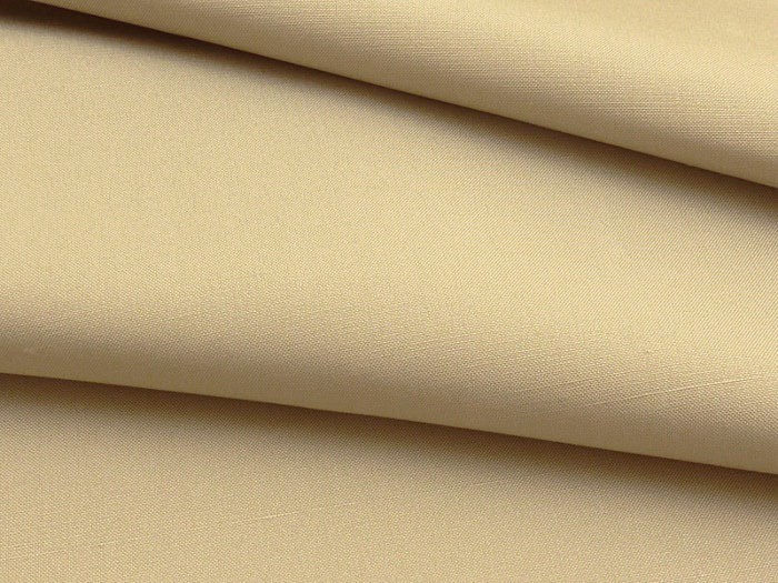 Tissu toile de soie doupionnée beige