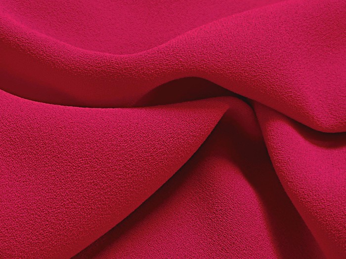 Tissu crêpe de Paris fushia