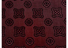 Doublure filigranée rouge
