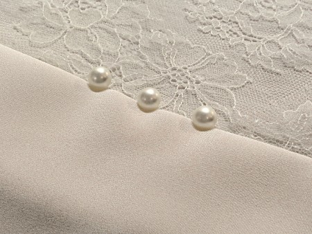 Bouton 1/2 perle nacré