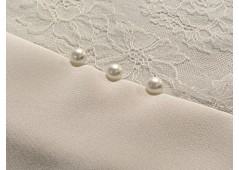 Bouton 1/2 perle nacré