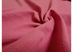 Tissu lin lavé fushia
