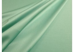 Tissu faille de laine Haute-Couture vert menthe à l'eau