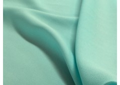 Tissu crêpe vert d'eau