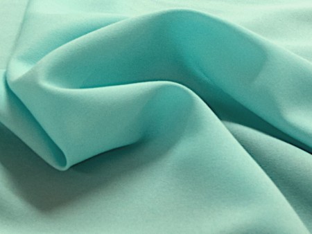 Tissu crêpe vert d'eau