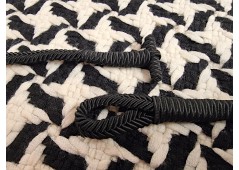 Brandebourg noir Haute-Couture