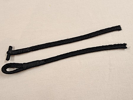 Brandebourg noir Haute-Couture