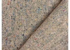 Tissu tweed beige
