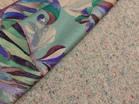 Tissu Viscose imprimée extensible