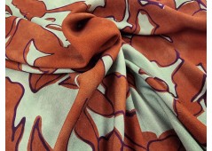 Crêpe viscose bicolore