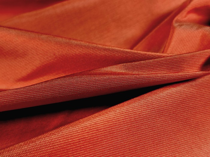 Tissu faille de soie brique