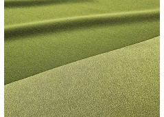 Tissu crêpe satin vert mousse