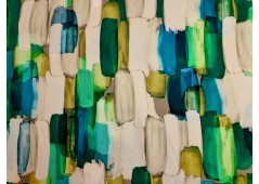 Tissu imprimé palette en vert