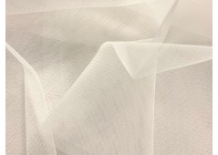 Tissu tulle illusion blanc cassé