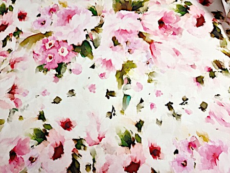 Tissu imprimé Esquisse florale