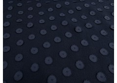 Tissu crêpe texturé à pastilles 3D
