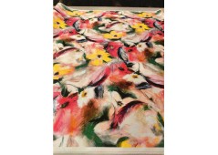 Tissu satin de coton "Jardin vibrant"