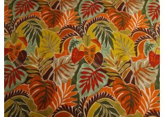 Tissu imprimé échappée tropicale