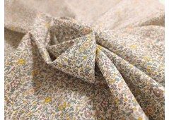 Tissu percale de coton "jardin mille-fioris"