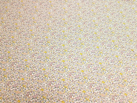 Tissu percale de coton "jardin mille-fioris"