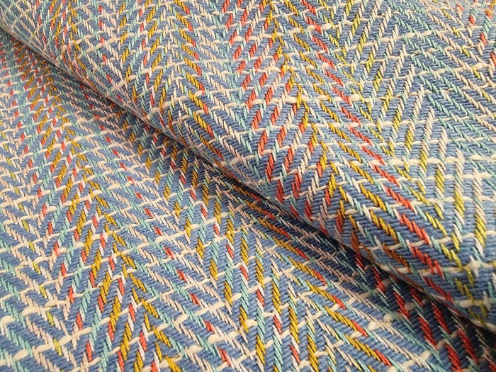 Tissu chevrons éclats de couleurs vibrantes