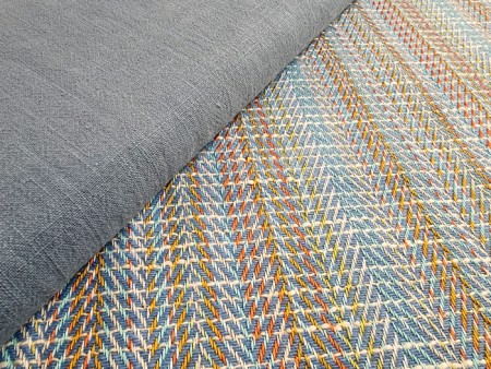 Tissu chevrons éclats de couleurs vibrantes