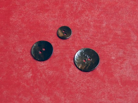 Bouton métal façon nacre 1.5cm