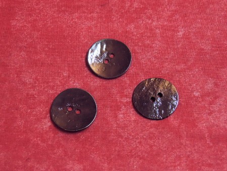 Bouton métal façon nacre 2.5 cm