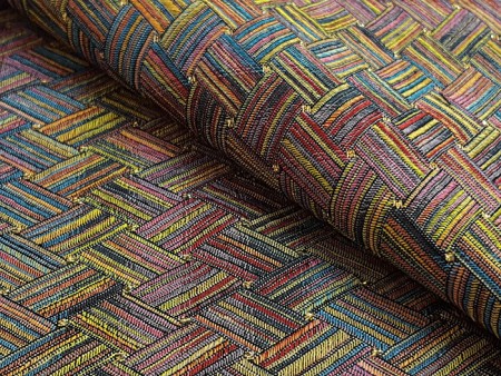 Jacquard géométrique foncé