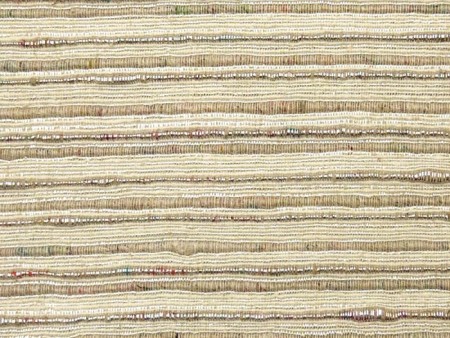 Tissu reps fantaisie écru et argent
